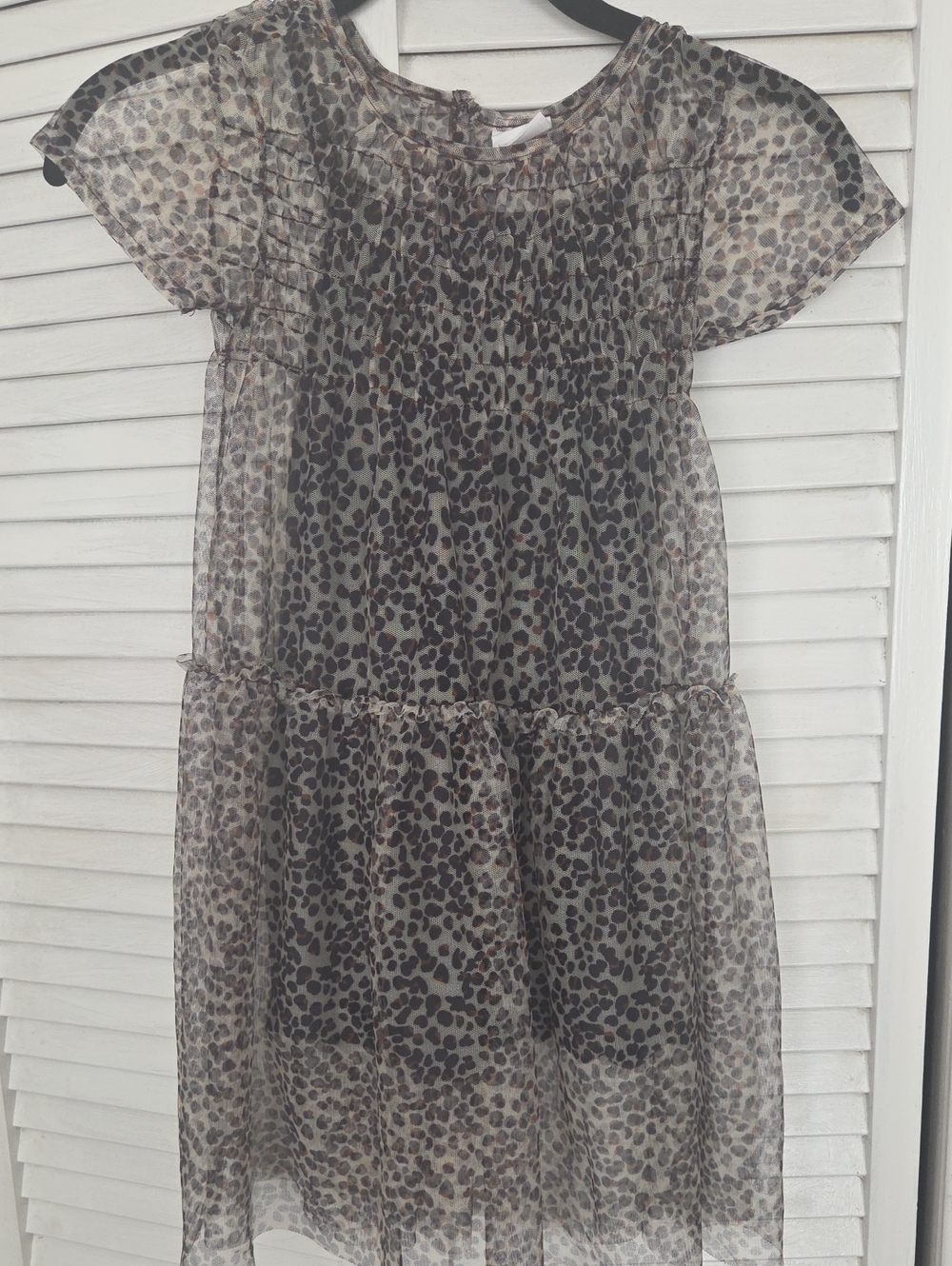 Girla Zara Leopard Print Dress Sz 7